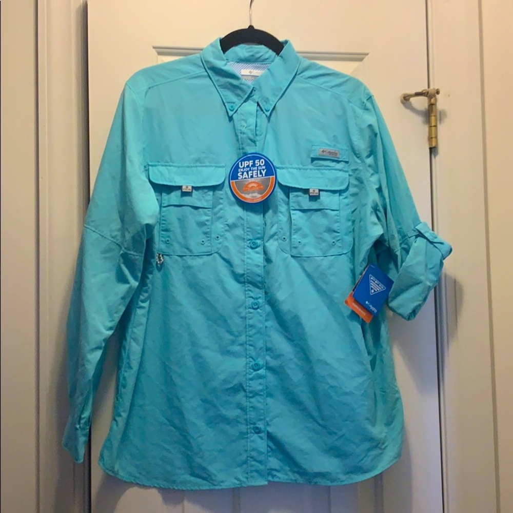 Women’s Columbia PFG Button Down Shirt